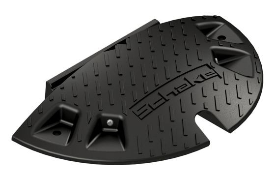 Schake Bodenschwelle - 60mm - Endstück A - schwarz, 3392-60A