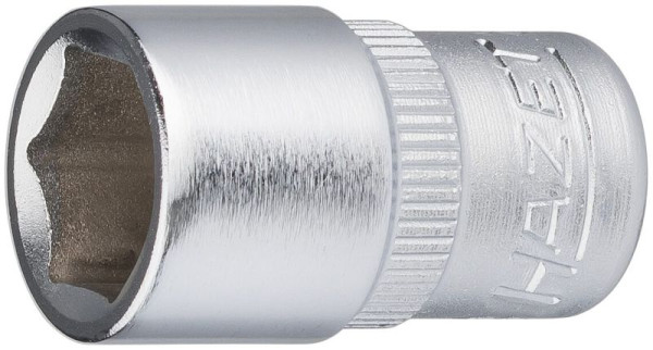 Hazet Steckschlüsseleinsatz, Sechskant, Vierkant hohl 6,3 mm (1/4 Zoll), 10 mm, Mit Rändelung, 850-10
