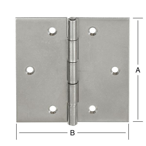 Vormann käntige Scharniere, gerollt 50 x 50 mm, VE: 20 Stück, 010503050