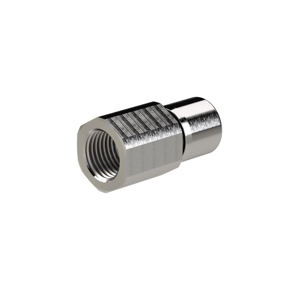 Riegler Gerade Steckverschraubung »NonPlusUltra«, G 1/8 innen, Ø 4 mm, VE: 10 Stück, 131124