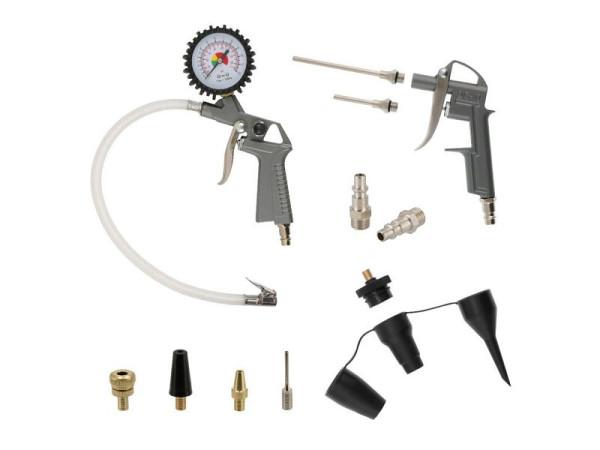 Airpress Druckluft-Set 15-teiliges Kompressor-Zubehör in Blister, 4300025