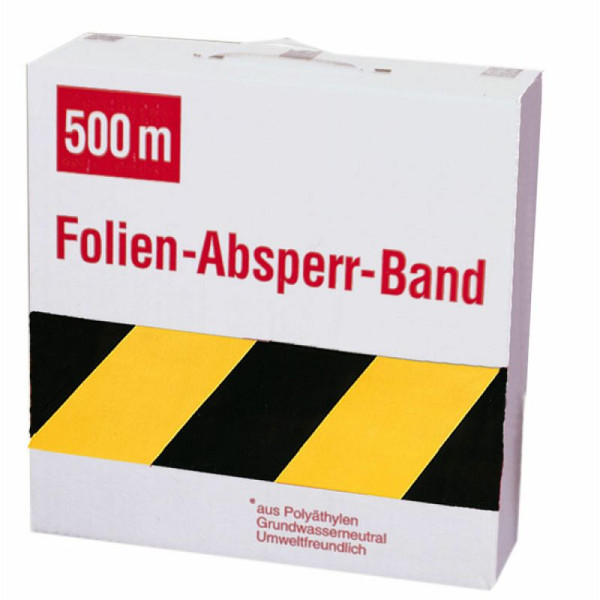 Stein HGS Absperrband, Robust 100 m, 20 Rollen à 100 m, ohne Abrollkarton, VE: 20 Stück, 17341