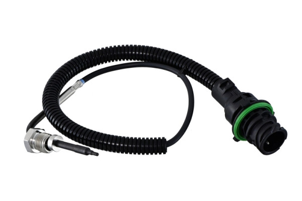 HELLA Sensor, Abgastemperatur - 2-polig - geschraubt - Kabel: 415mm, 6PT 358 181-971