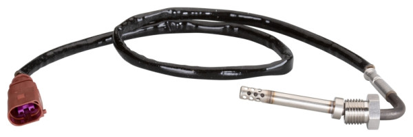 HELLA Sensor, Abgastemperatur, 2-polig, geschraubt, Kabel: 580mm, 6PT 010 376-191