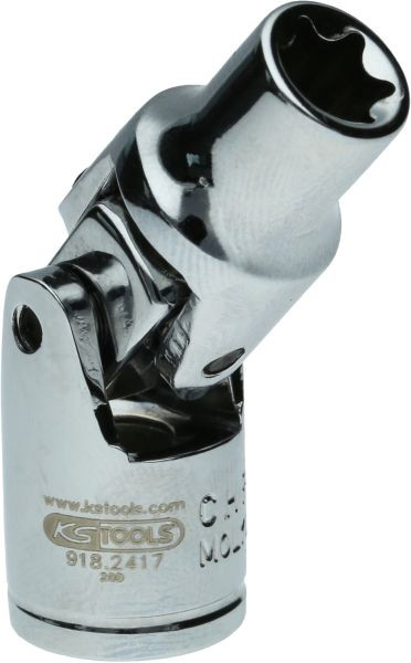 KS Tools 1/4" TX-E-Gelenk-Stecknuss, E8, 918.2417, 4042146867853