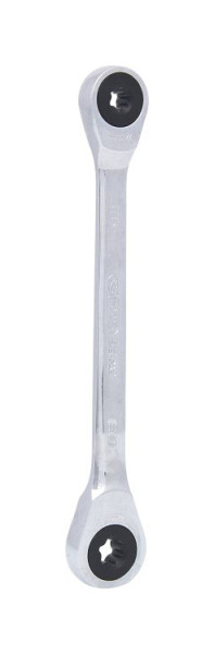 KS Tools GEARplus Torx-E-Doppel-Ratschenringschlüssel, E6xE8, 503.4351