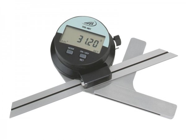 HELIOS PREISSER Digitaler Universalwinkelmesser, rostfreier Stahl, Länge 150 mm, 425701