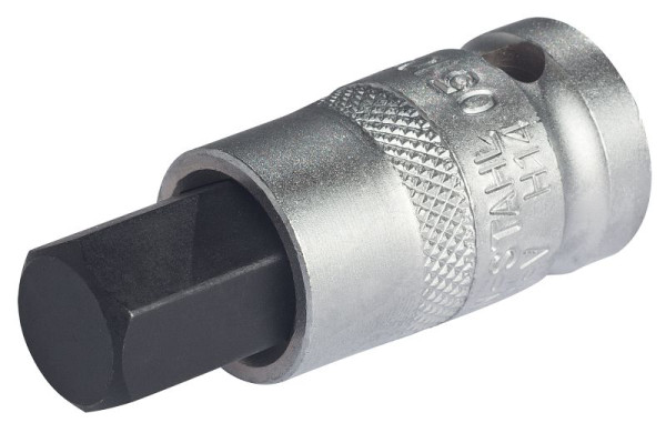 SW-Stahl Schraubendreheinsatz, 1/2", Innensechskant, 14 x 53 mm, brüniert, 05108L