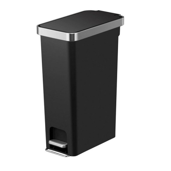 STEIN HGS Hana Slim Treteimer, schwarz, 40 Liter, 84007.0003