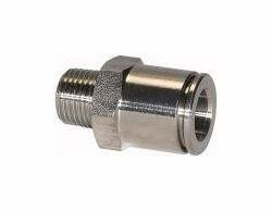 Riegler Gerade Steckverschraubung, Außengewinde konisch mit Außensechskant, 110378