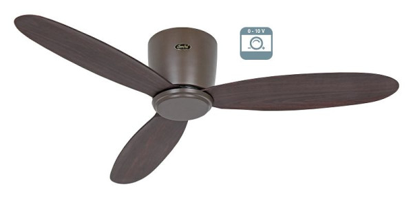 CasaFan Deckenventilator Eco Plano II 112 Lack bronze-Nussbaum 0 - 10 V, 3112821