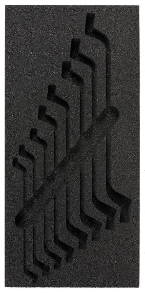 SW-Stahl Schaumeinlage, unbestückt, für Z3013-6, Z3013-EINLAGE6