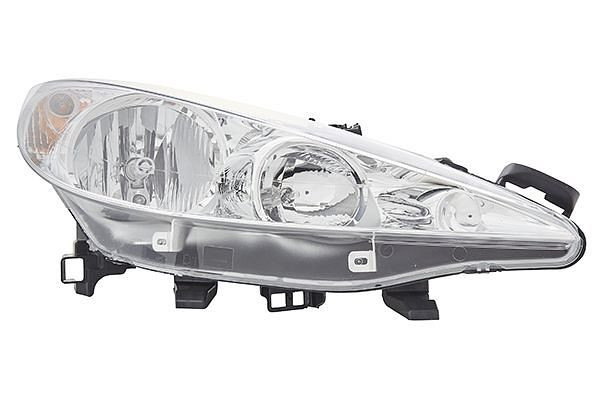 HELLA Halogen-Hauptscheinwerfer, für u.a. Peugeot 207/207+ (WA_, WC_), für Rechtsverkehr, rechts, 1EF 354 533-021