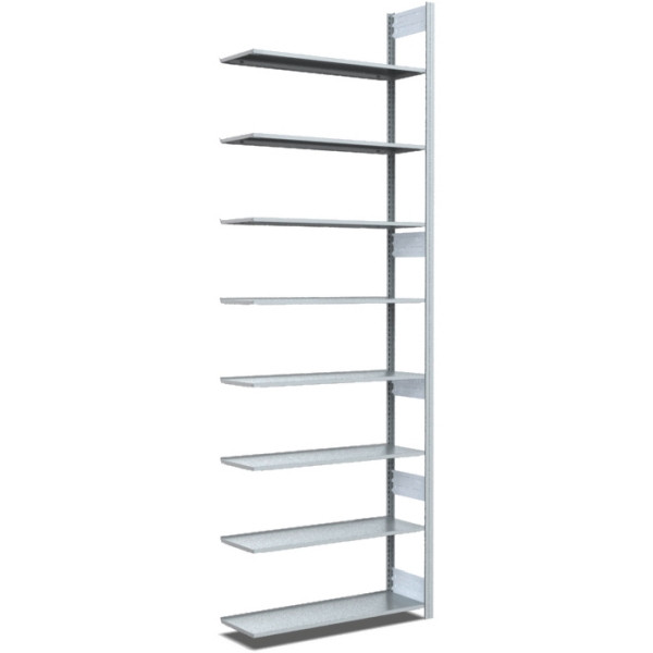 BITO Fachbodenregal Typ: EL Anbaufeld 25mm-Boden Set /Archivregal 70kg 2999x746x324 verzinkt, C1251-0008