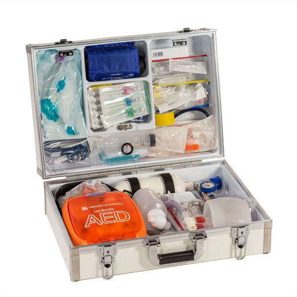 MBS Medizintechnik Notfallkoffer EUROsafe AED mit kompletter Füllung, 533426