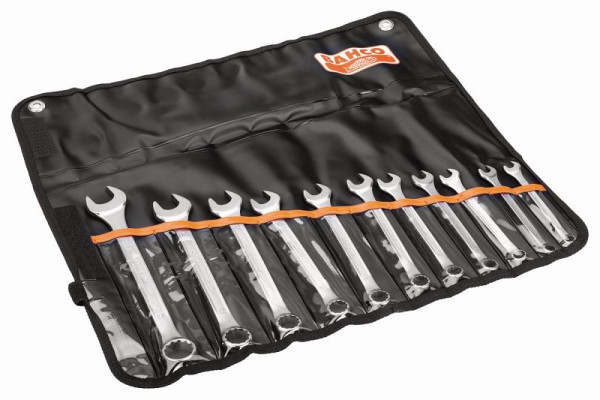 Bahco Ring-Maulschlüssel-Satz, 11-teilig, in Kunststofftasche, 8-22 mm, 111M/11T