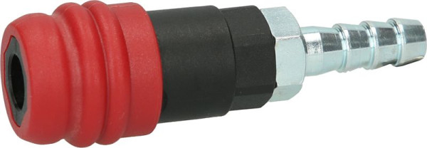 KS Tools 2 Stufen-Druckluft-Sicherheitskupplung mit Schlauchtülle, 11mm, 999.9097