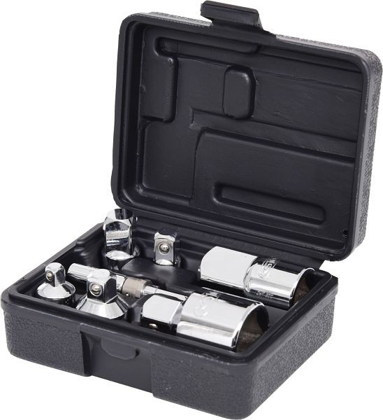 KS Tools 1/4"+3/8"+1/2"+3/4" CHROMEplus Vergrößerungs- und Reduzieradapter-Satz, 7-teilig, 918.0707
