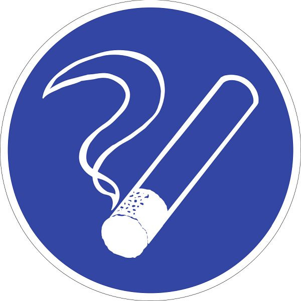 Moedel Rauchen gestattet, Kunststoff, Ø 200 mm, 52575, 4060081004812