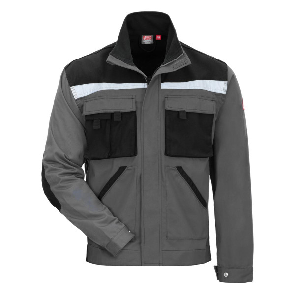NITRAS MOTION TEX PLUS, Arbeitsjacke, Größe: 68, Farbe: grau, VE: 10 Stück, 7652-68