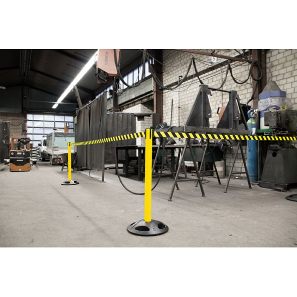Stein HGS Personenleitsystem Komplett-Set 'P-Line Utility', schwarz/gelb diag., VE: 6 Stück, 71438.0005