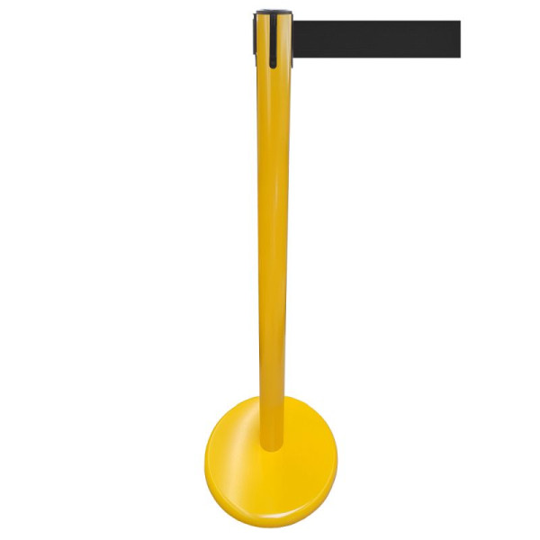 Stein HGS Personenleitsystem -P-LINE Future-, Metall/ gelb, schwarz, mit magnetischem Gurtendstück, 12795-0304