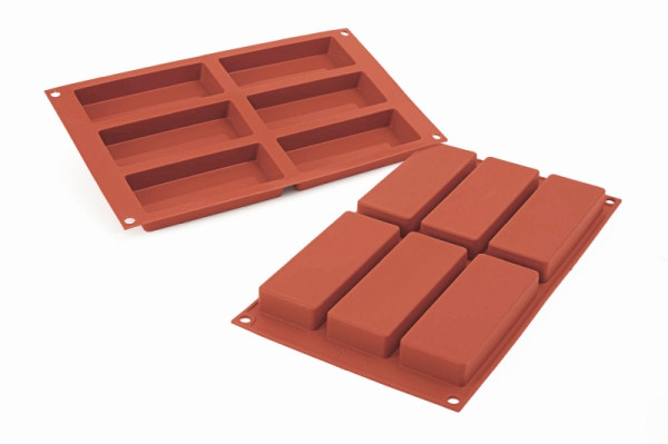Schneider Silikon-Backform, Rechteck 125 x 40 mm, Höhe 20 mm, 115233