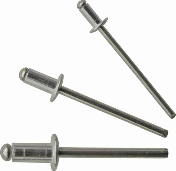 Kunzer Blindnieten, Aluminium 4,8 mm (40 Stück im Karton), 800BN48