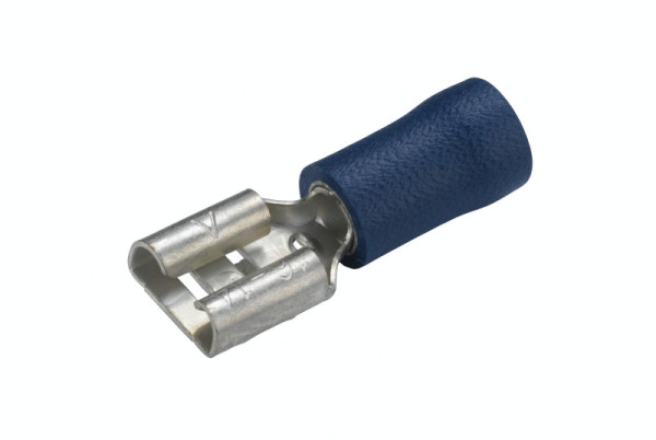 HELLA Leitungsverbinder, blau, von: 1.5mm², bis: 2.5mm², Flachsteckhülse, 6,3 x 0,8, 8KW 044 022-003
