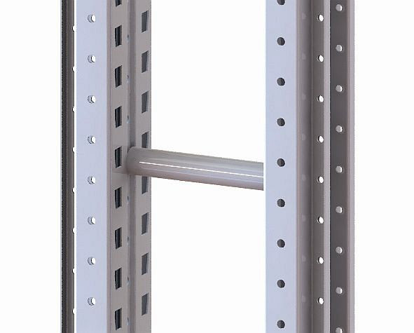 Meta Distanzstück 200 mm Länge, verzinkt, für Palettenregal MULTIPAL, 20078125