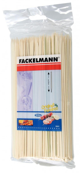 FM Professional Schaschlikspieße 20 cm Bambus, VE: 1800 Stück, 56641