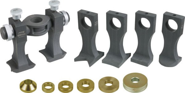 KS Tools Universal-Werkzeug zur geschraubten- und Kompakt-Radlagerdemontage, 17-teilig, 440.0645