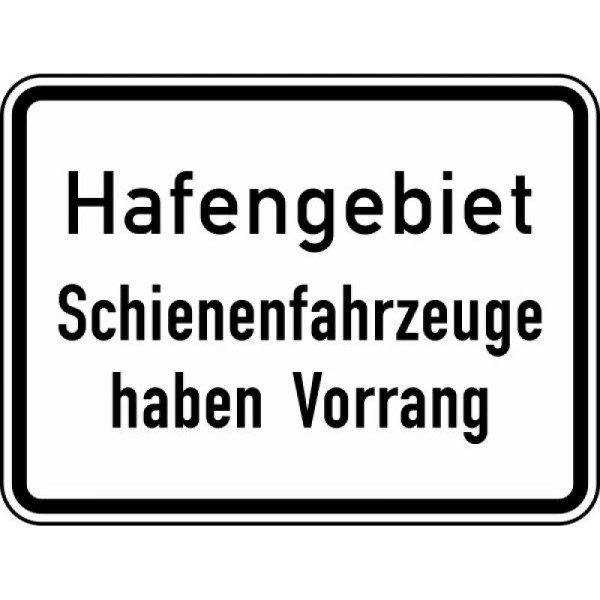 Stein HGS Hafengebiet Schienenfahrzeuge haben Vorrang Nr. 1008-33, Alform, RA2, 1008-33-222