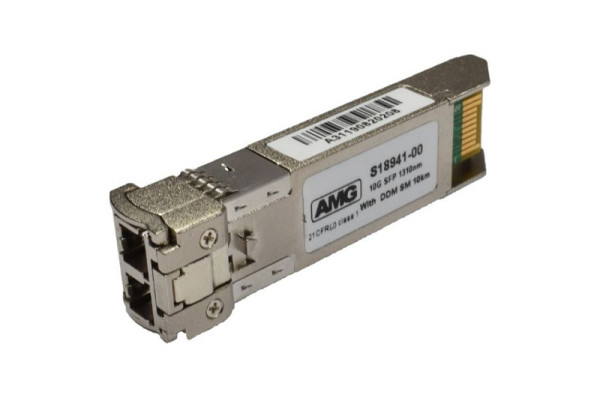 AMG Systems SFP, 10Gb/s, Doppelfaser, Singlemode, 10km Reichweite (1310 nm) DFB, LC, SFP-SM-10G-LR10-31