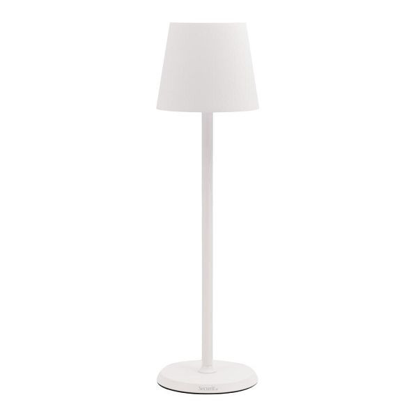Securit Weiße Dimmbare LED-Tischleuchte Feline inkl. magnetischem Ladekabel, GR656