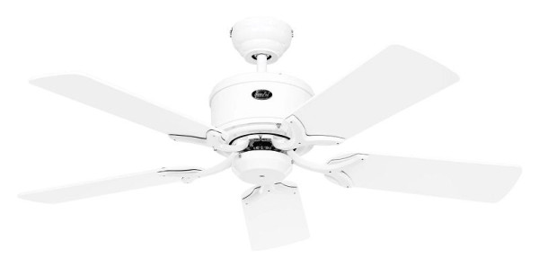 CasaFan Deckenventilator Eco Elements 103 Lack weiß-Lack weiß/Lack lichtgrau, 510381