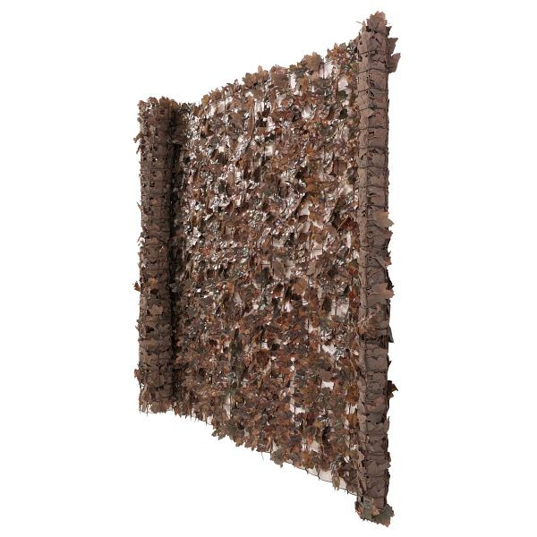 Mendler Balkonsichtschutz N77, Sichtschutz Windschutz Verkleidung für Balkon Terrasse Zaun, 300x150cm Ahorn braun, 106264