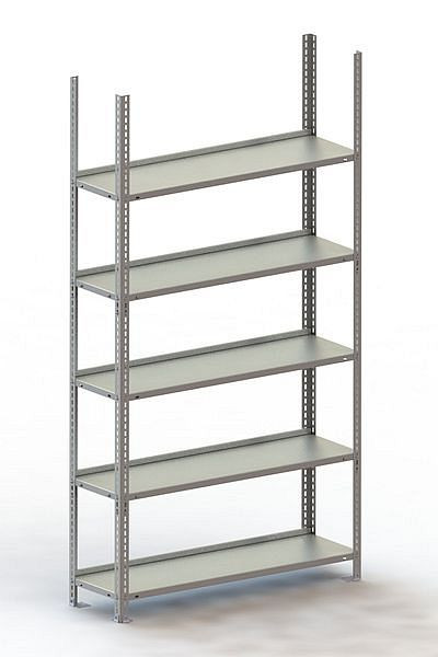 Meta Büro Compact GR 1850x1000x300 mm, RAL 7035, Bodenanzahl: 5, 20065878