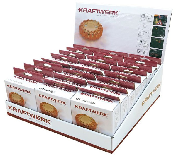 Kraftwerk Display mit 702.000.001 LED Warnleuchte, 24-tlg, 702.000.010