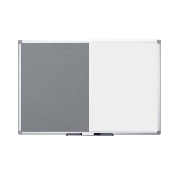 Bi-Office Maya Kombitafel Magnetisch/Grauer Filz 60x45cm, XA0228170