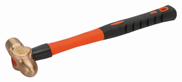 Bahco Englischer Schlosserhammer mit Kugelpinne, Fiberglas-Stiel, Berylliumkupfer, 450g, NSB506-450-FB