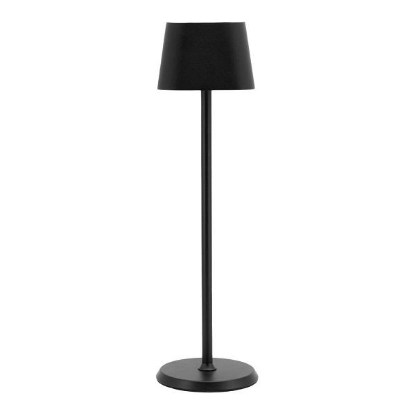 Securit Schwarze dimmbare LED-Tischleuchte Georgina inkl. magnetischem Ladekabel, GR657