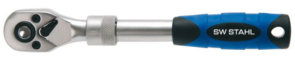 SW-Stahl Umschaltknarre, 1/4", Teleskopauszug, 05716L, 4033592056052