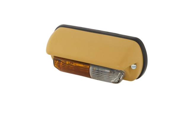 HELLA Blinkleuchte, Halogen, 6/12V, Einbau/geschraubt, Lichtscheibenfarbe: gelb, Stecker: Crimpkontakt, rechts, 2BE 001 278-021