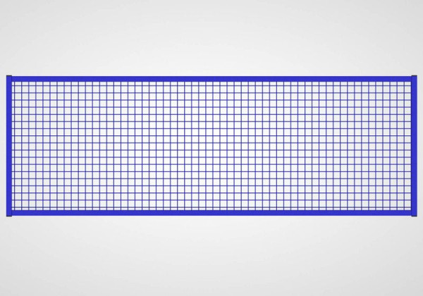 TTS Trennwandsystem 9200, Aufsatzelement für Doppelflügeltür, Breite 2200 mm, ultramarinblau, 285234
