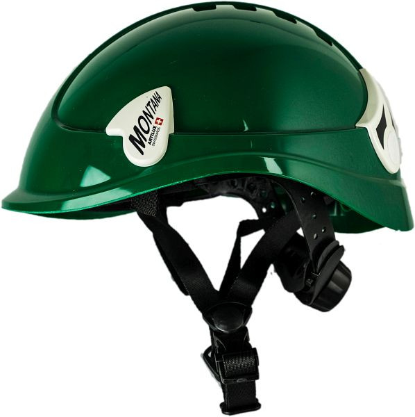 Artilux Montana II Roto K, grün, Schutzhelm mit Drehknopf und Kinnbänderung, VE: 20 Stück, 23052