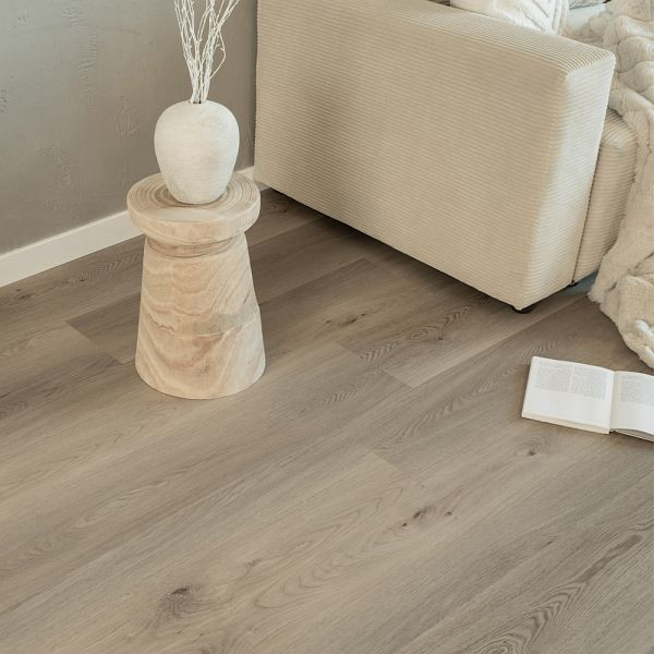 HOME DELUXE Klick-Vinylboden mit Trittschall LOMEA Steingrau, 30 m², 73225