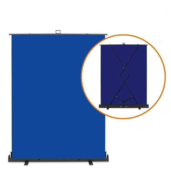 Walimex pro Roll-up Panel Hintergrund blau 165x220, 1023208