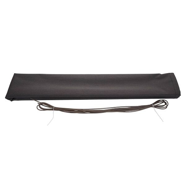 Mendler Ersatz-Bezug für Markise HWC-H27, Vollkassette Ersatzbezug Sonnenschutz 6x3m, Polyester anthrazit, 76553