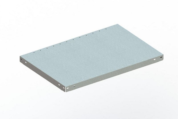 Meta Kurzboden 750x500 mm, verzinkt, mit Fachteilerlochung, 20072267